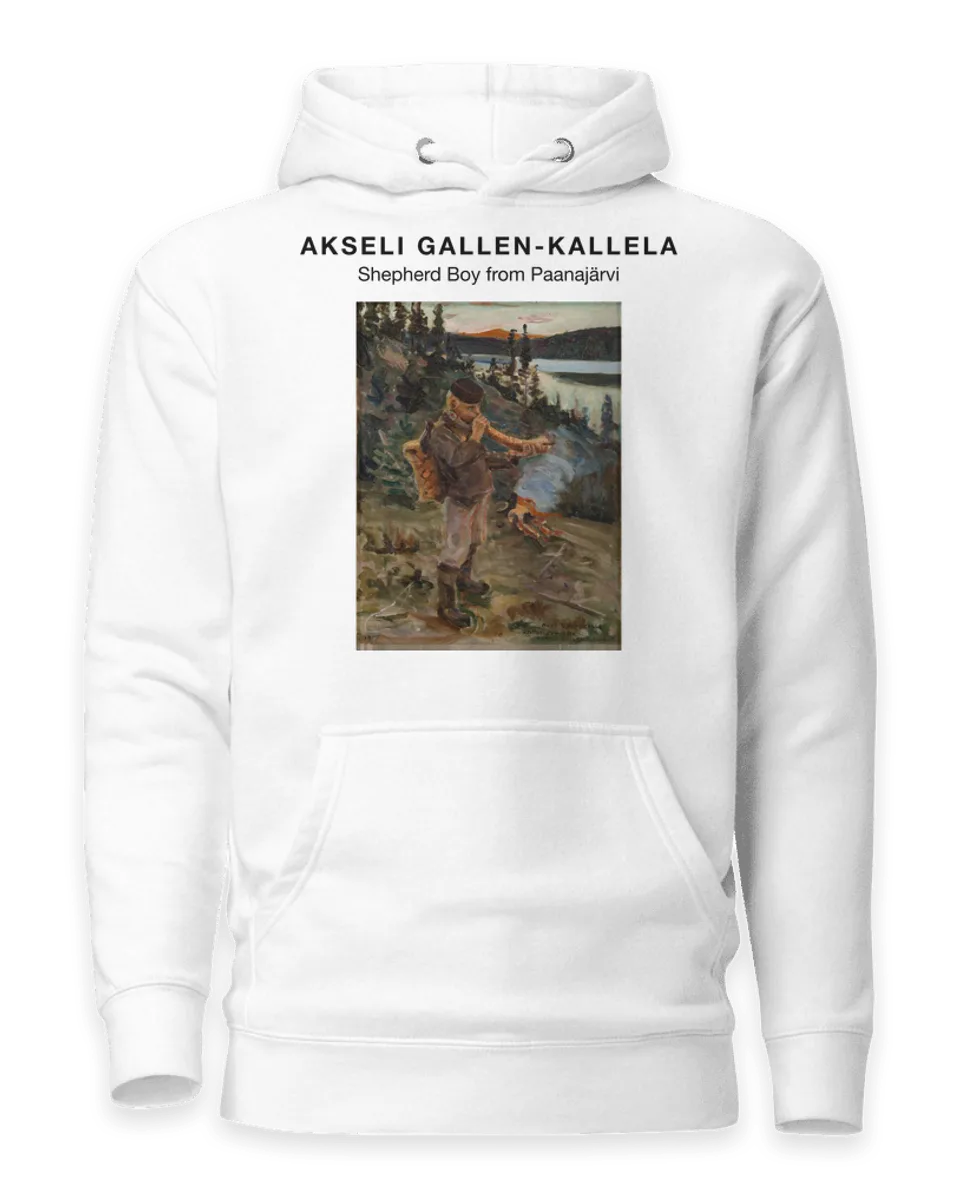 Hoodie: Shepherd Boy from Paanajärvi by Akseli Gallen-Kallela