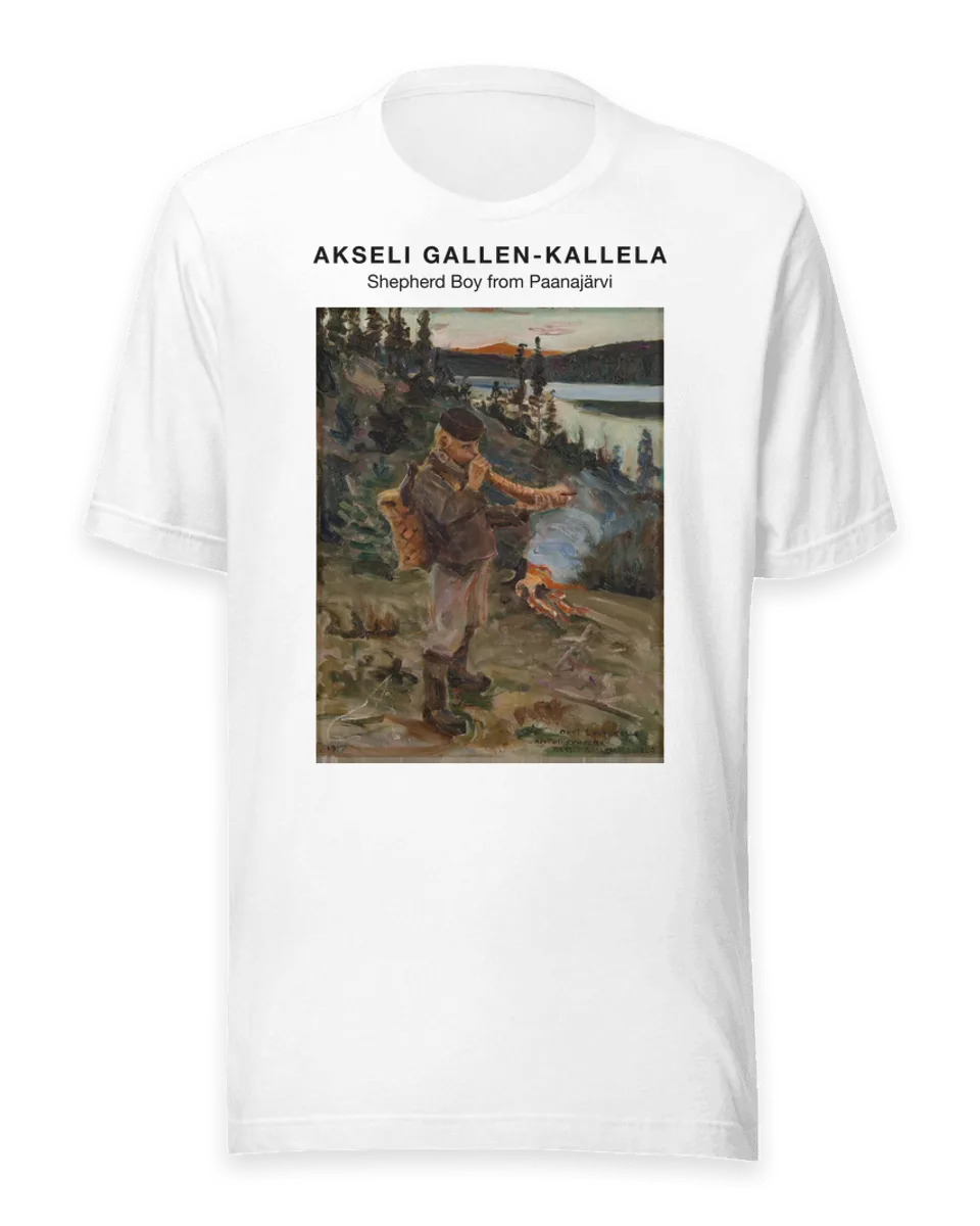 T-shirt: Shepherd Boy from Paanajärvi by Akseli Gallen-Kallela