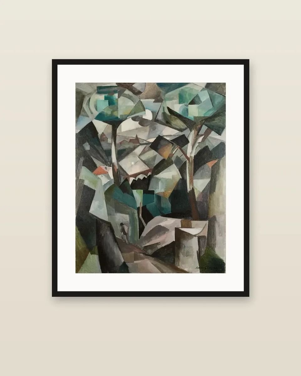 Le chemin (Meudon) by Albert Gleizes, framed