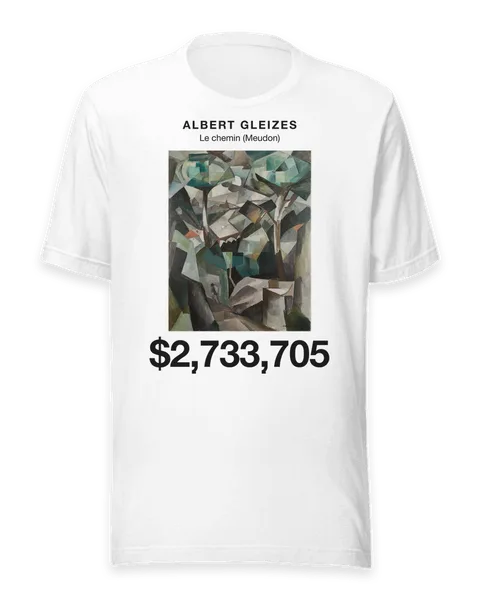 Le chemin (Meudon) by Albert Gleizes, on a white t-shirt