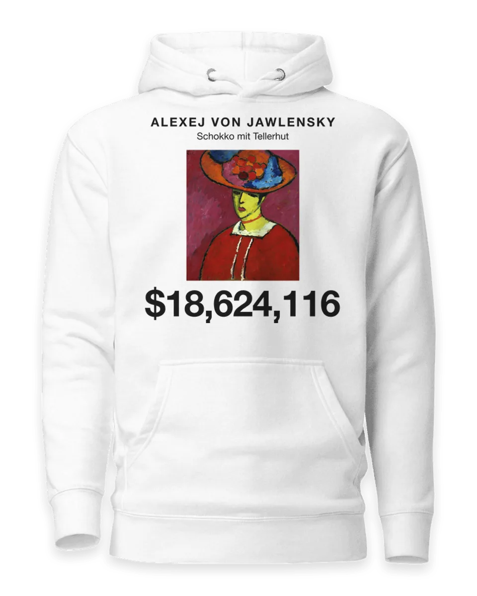 Hoodie: Schokko mit Tellerhut by Alexej von Jawlensky