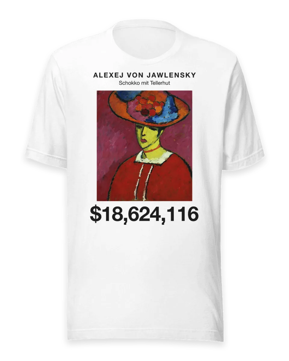 T-shirt: Schokko mit Tellerhut by Alexej von Jawlensky