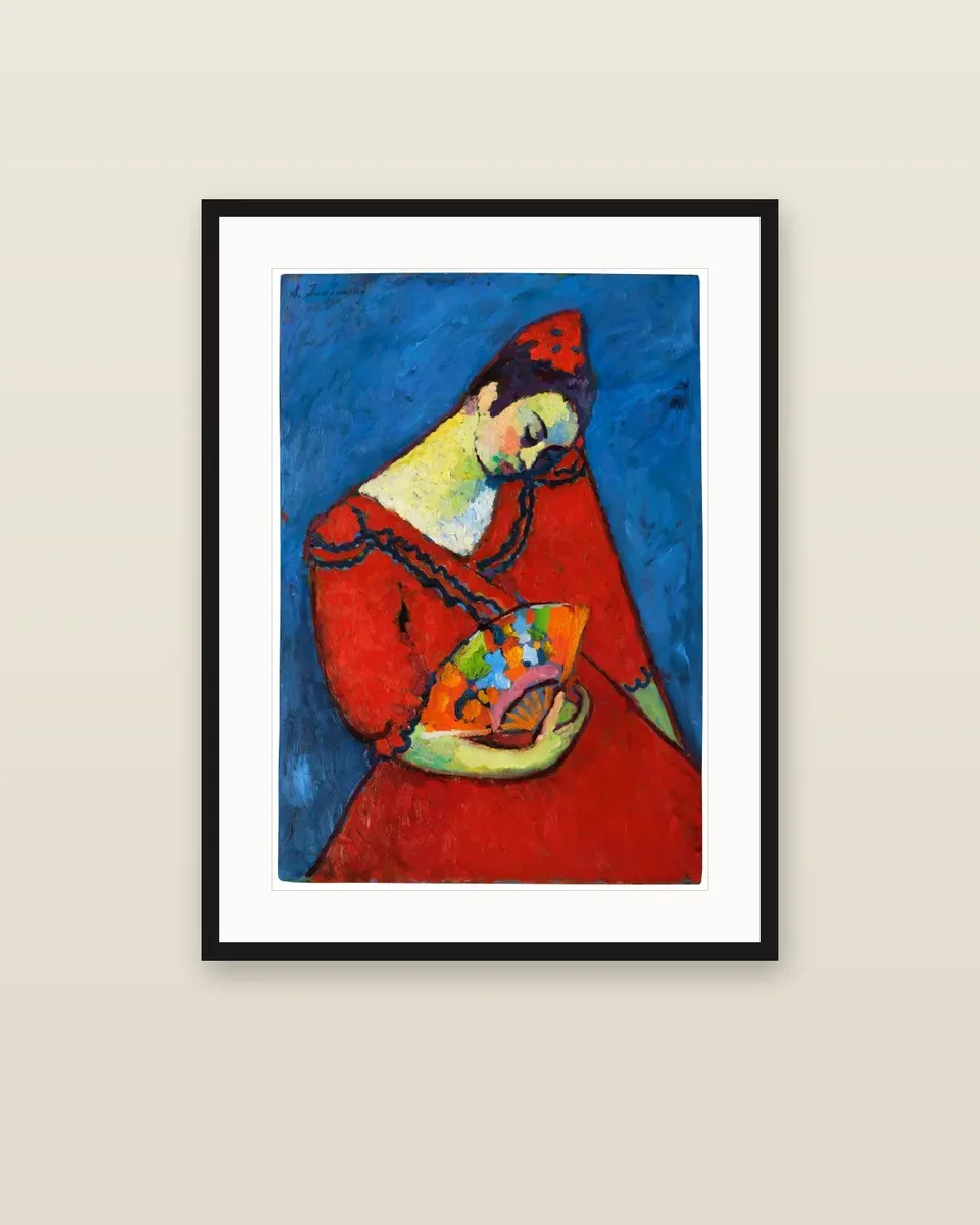 Spanische Tänzerin by Alexej von Jawlensky, framed