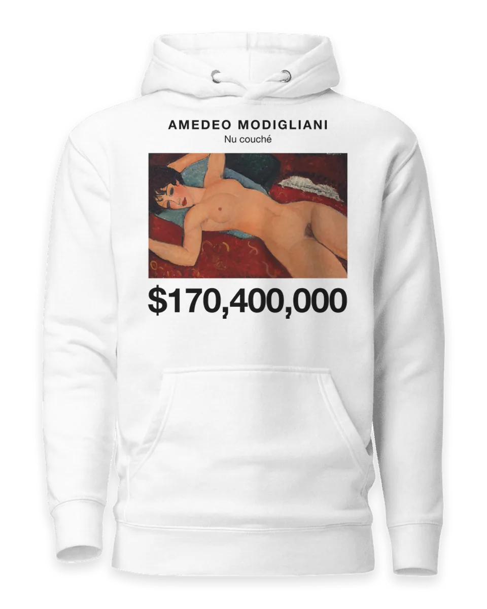 Hoodie: Nu couché by Amedeo Modigliani