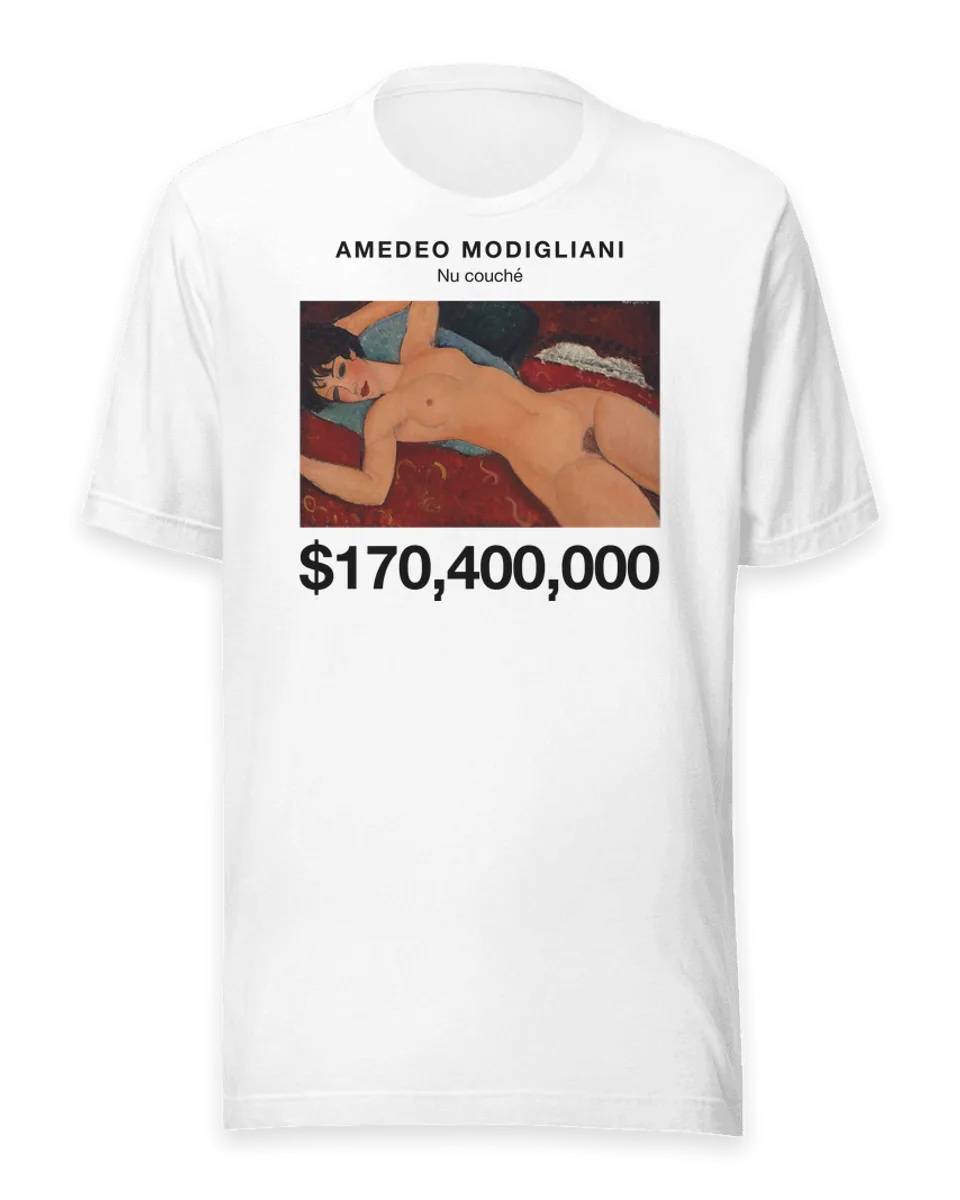 T-shirt: Nu couché by Amedeo Modigliani