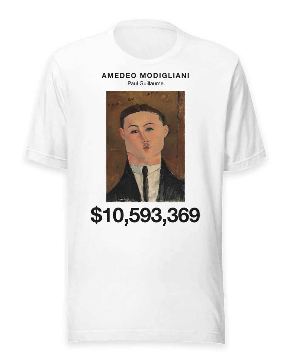 T-shirt: Paul Guillaume by Amedeo Modigliani