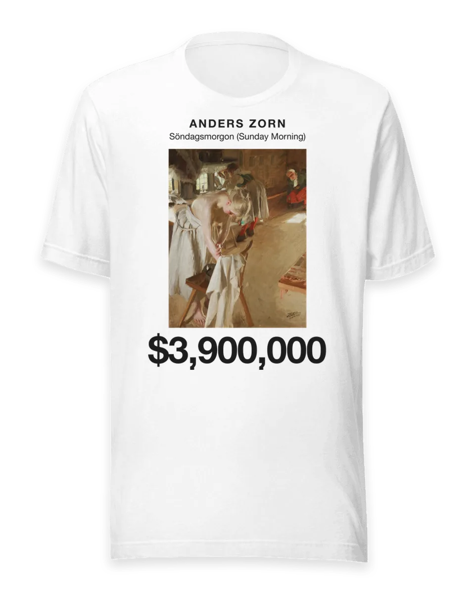 T-shirt: Söndagsmorgon (Sunday Morning) by Anders Zorn