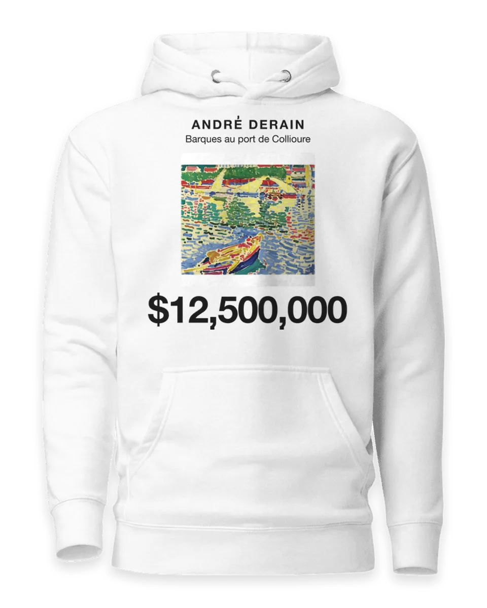 Hoodie: Barques au port de Collioure by André Derain