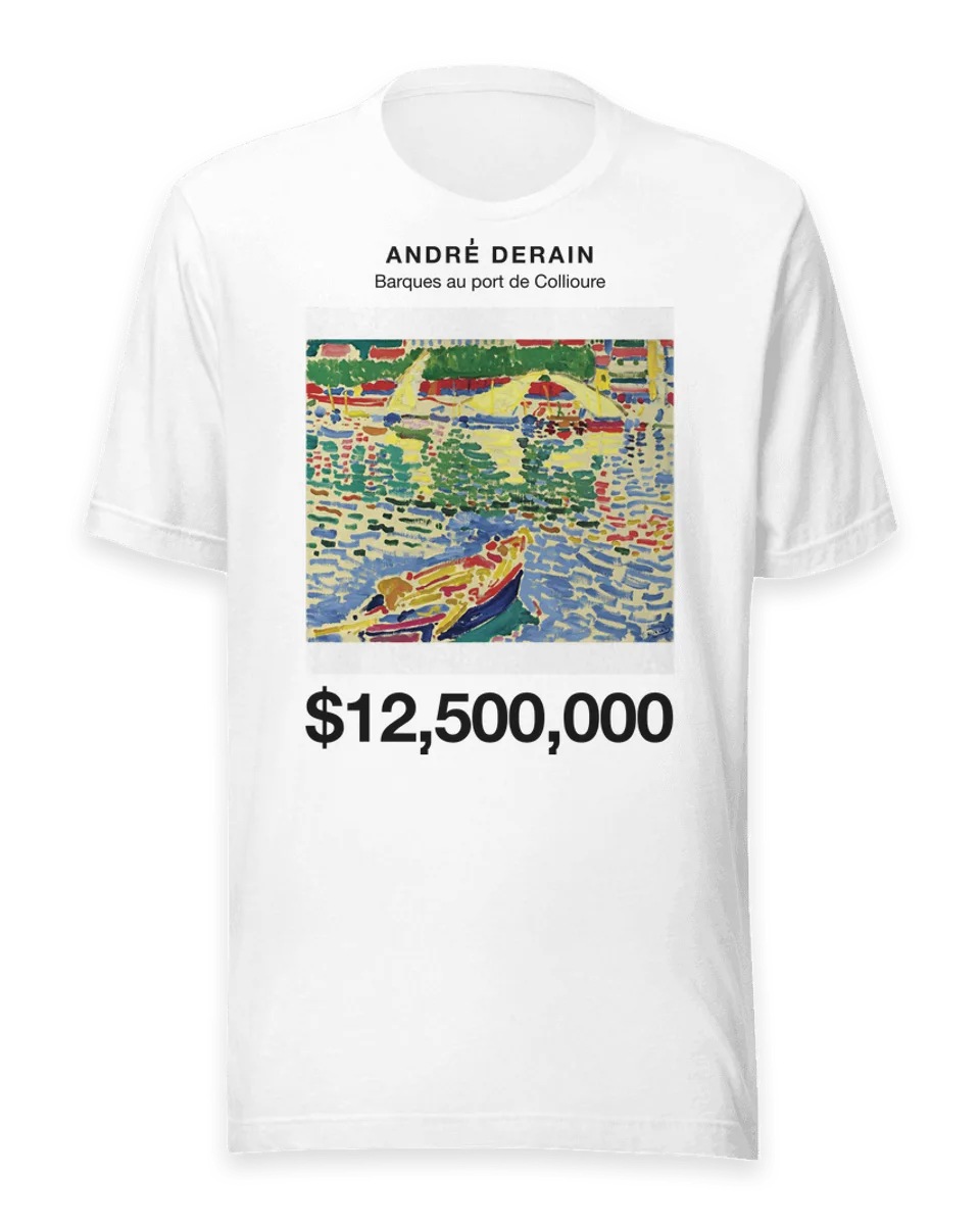 T-shirt: Barques au port de Collioure by André Derain