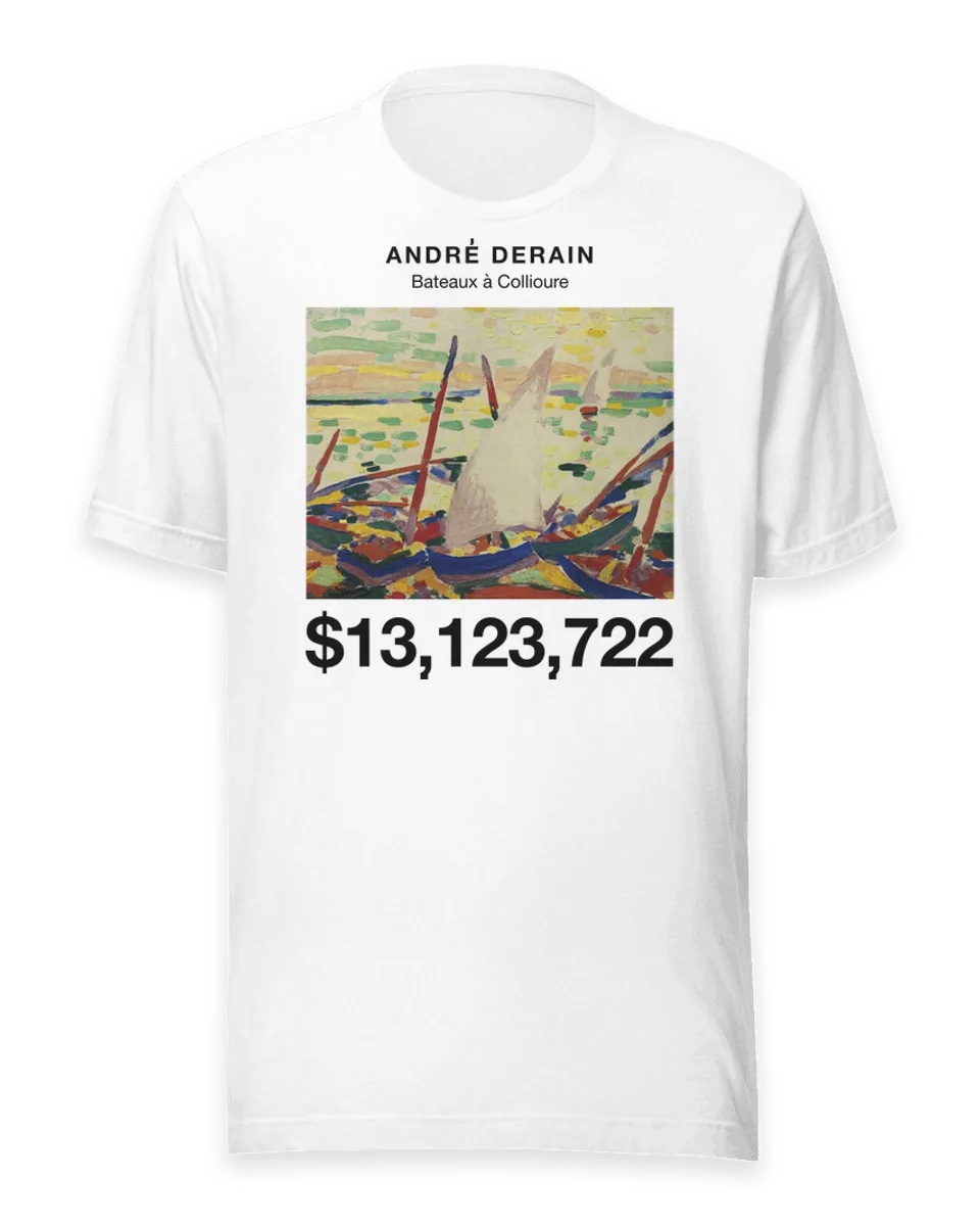 T-shirt: Bateaux à Collioure by André Derain