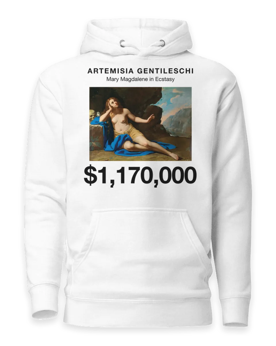 Hoodie: Mary Magdalene in Ecstasy by Artemisia Gentileschi