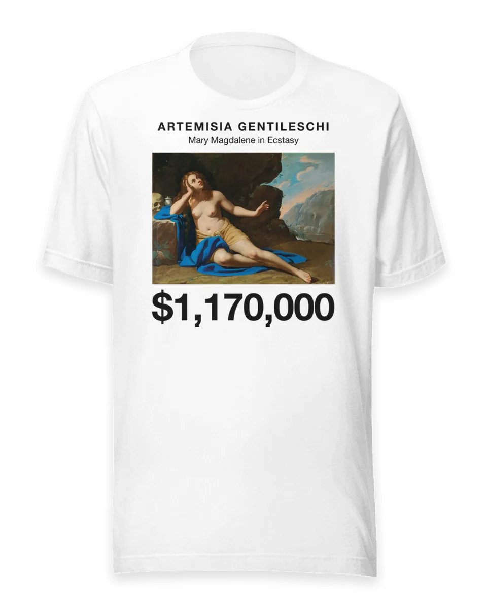 T-shirt: Mary Magdalene in Ecstasy by Artemisia Gentileschi
