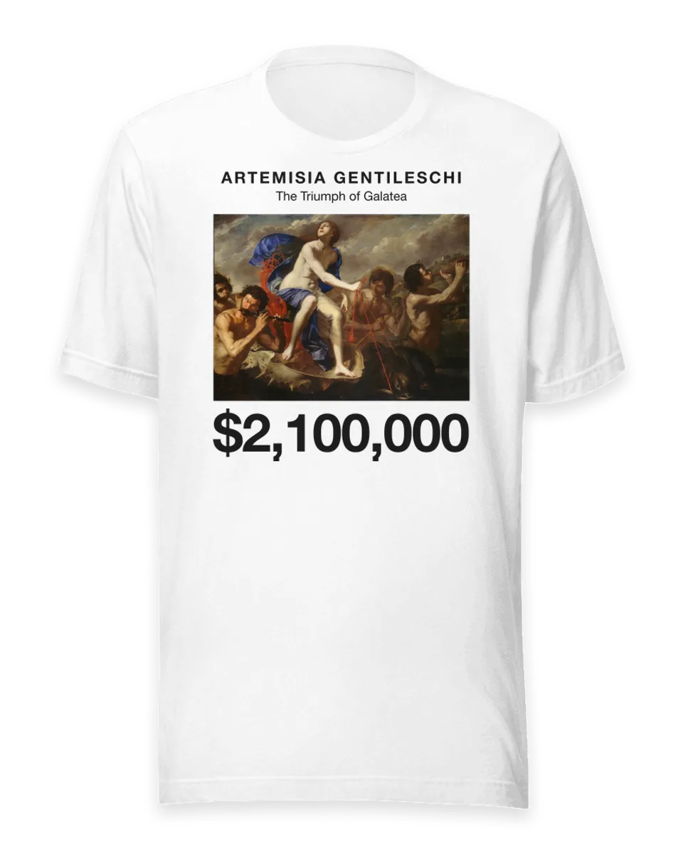 T-shirt: The Triumph of Galatea by Artemisia Gentileschi