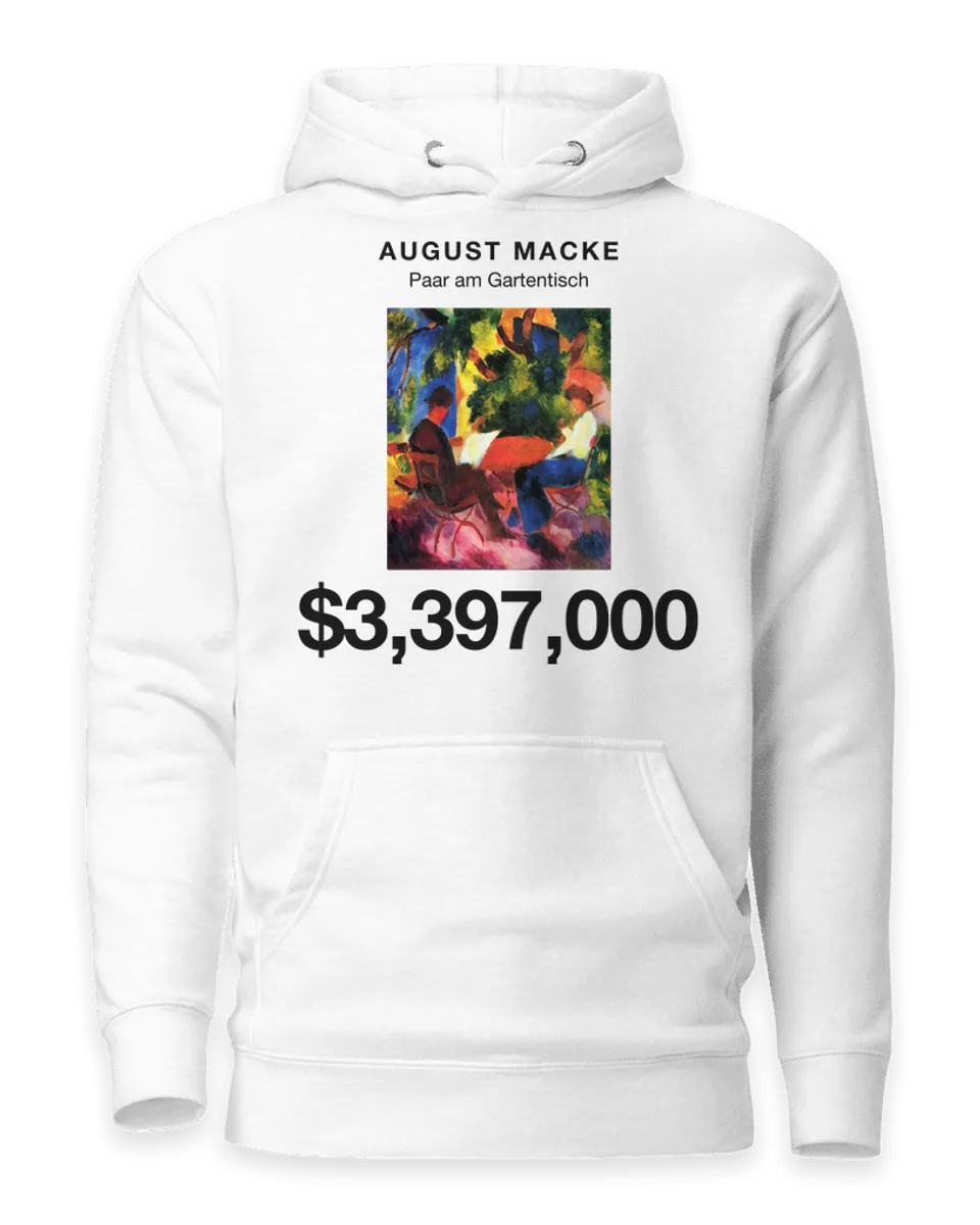 Hoodie: Paar am Gartentisch by August Macke