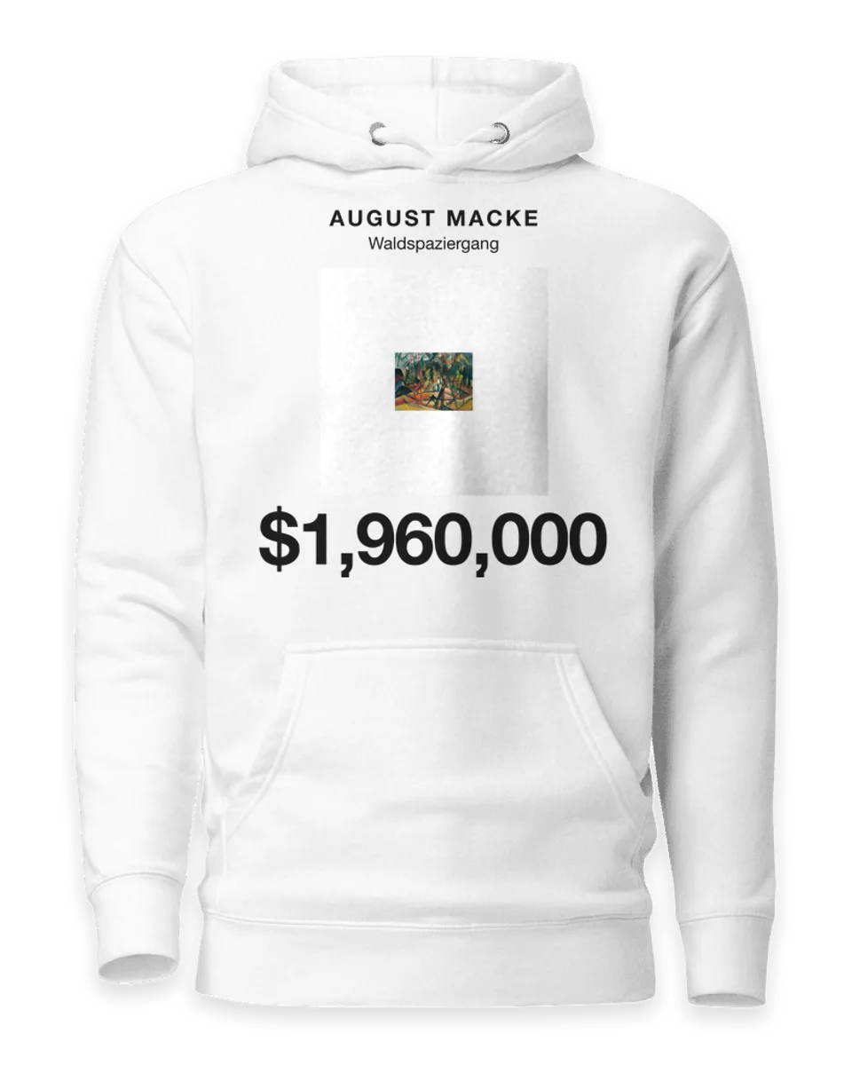 Hoodie: Waldspaziergang by August Macke