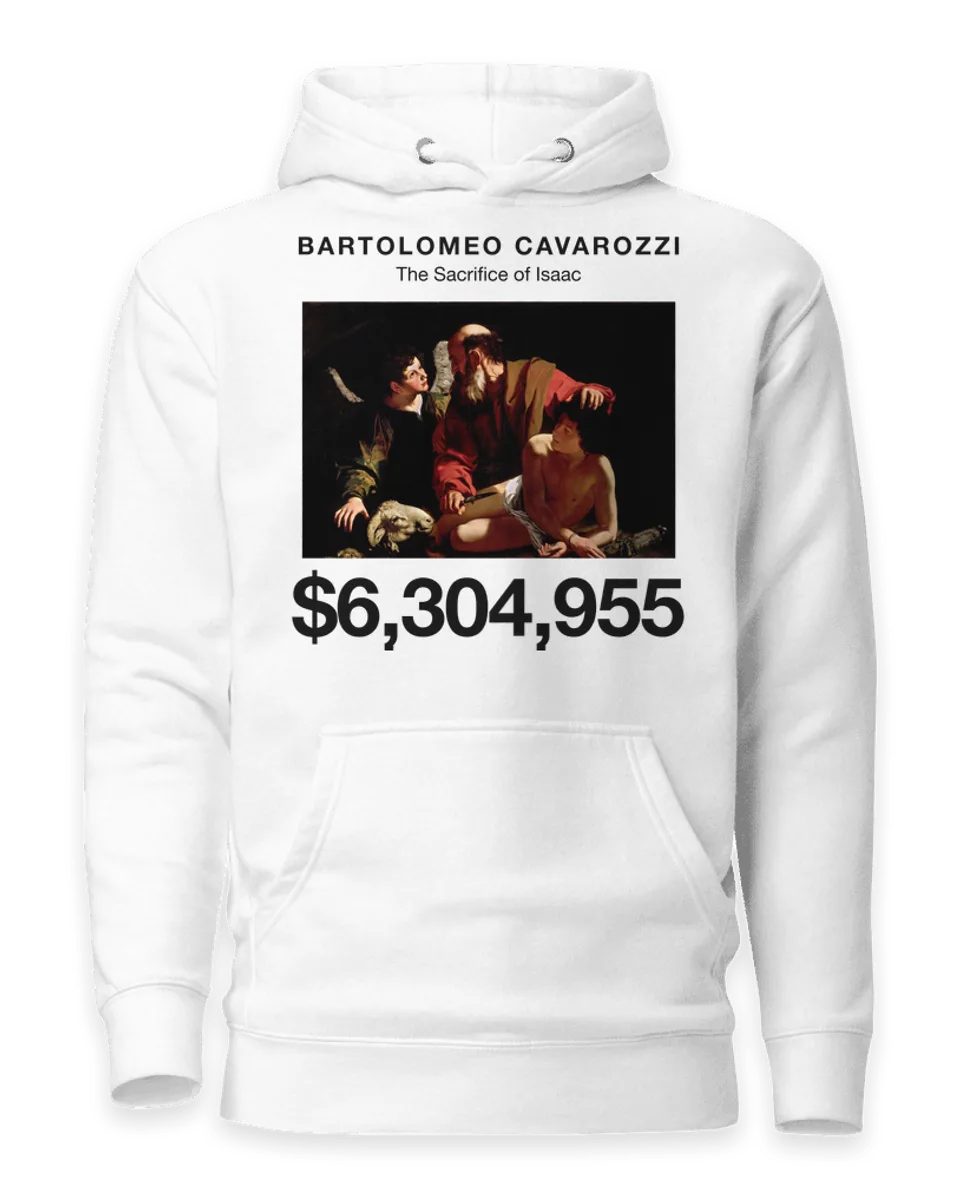 Hoodie: The Sacrifice of Isaac by Bartolomeo Cavarozzi