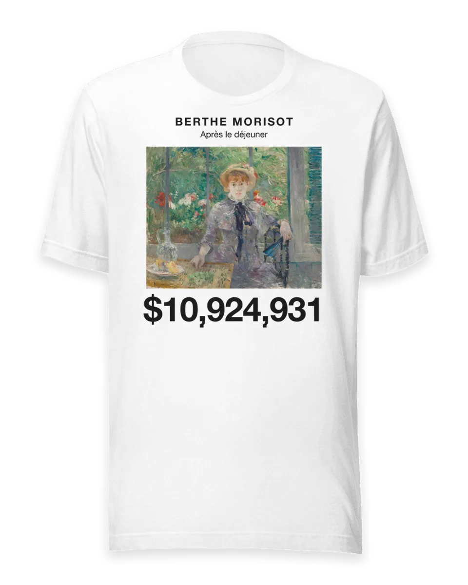 T-shirt: Après le déjeuner by Berthe Morisot
