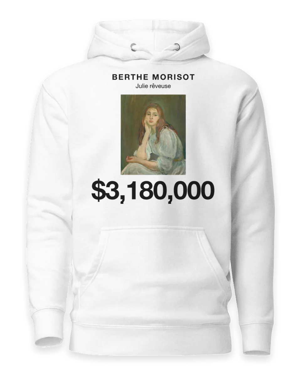 Hoodie: Julie rêveuse by Berthe Morisot