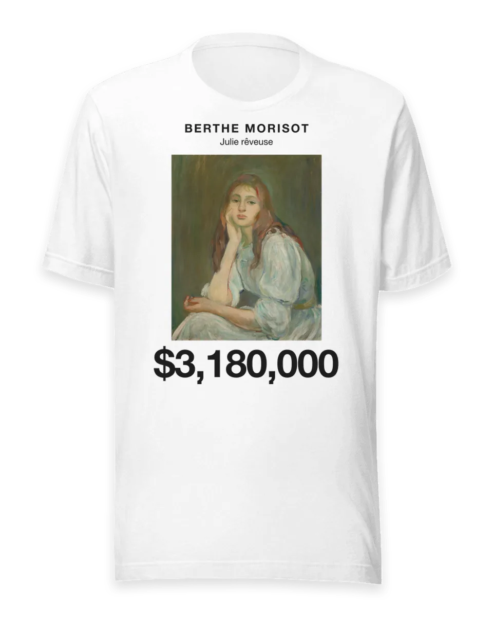 T-shirt: Julie rêveuse by Berthe Morisot
