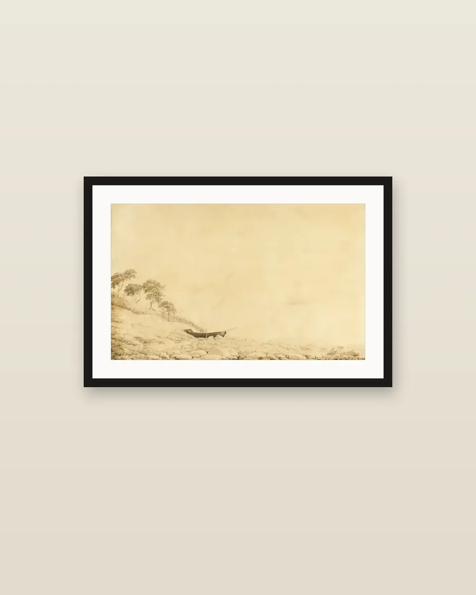 Blick auf Kap Arkona, Rügen (Sotheby's Nov 2013 version) by Caspar David Friedrich, framed
