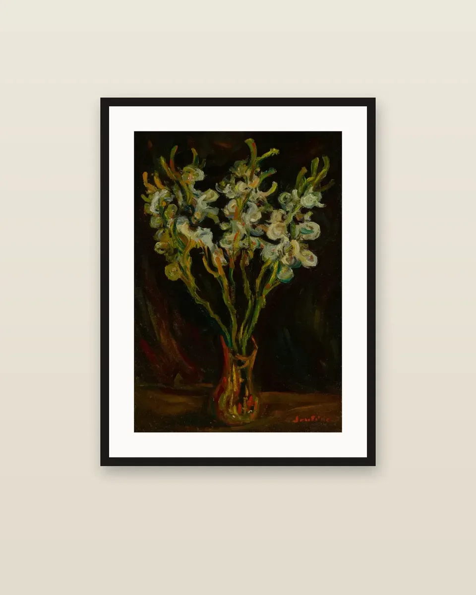 Les glaïeuls by Chaïm Soutine, framed