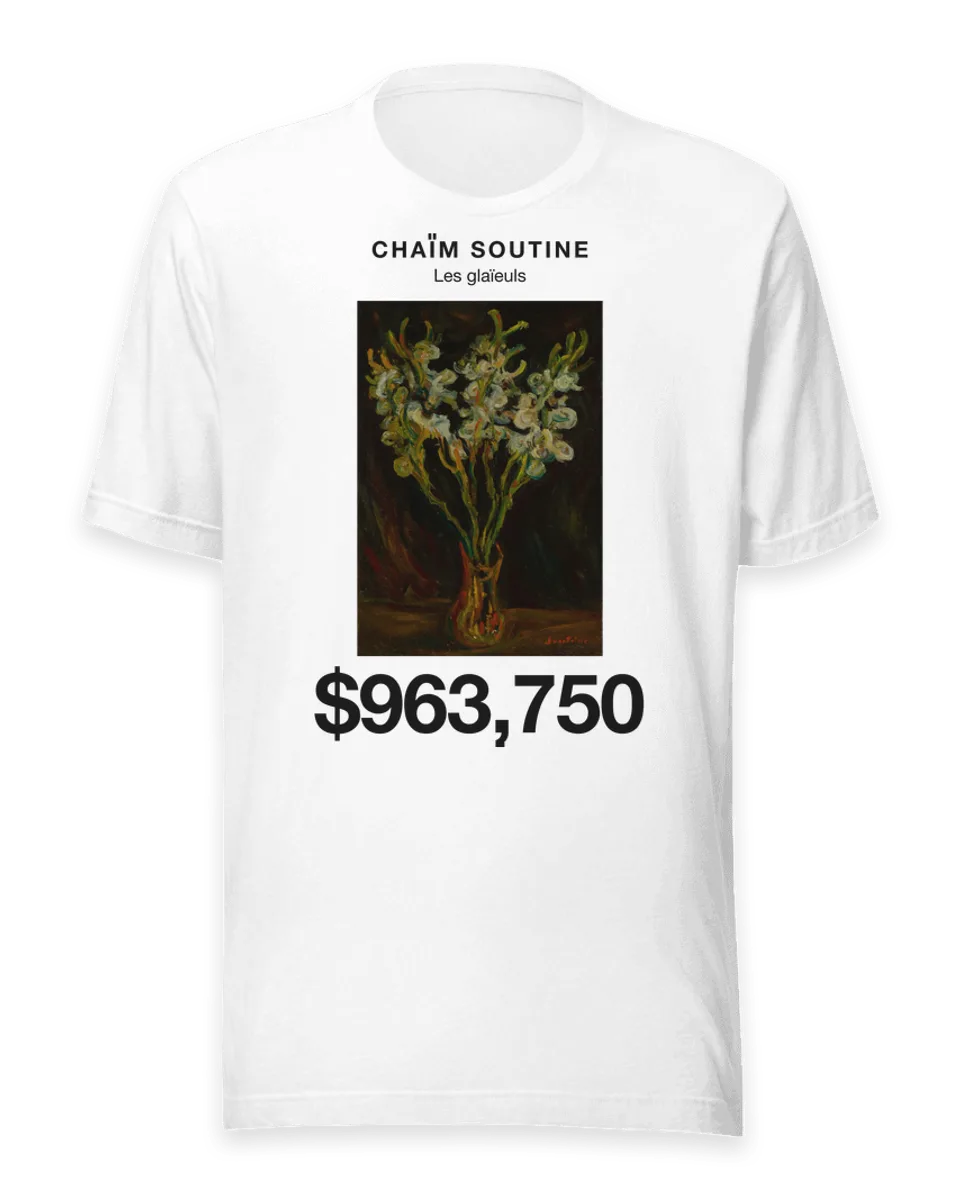T-shirt: Les glaïeuls by Chaïm Soutine