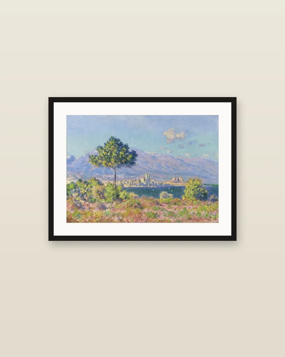 Antibes, vue du Plateau Notre-Dame by Claude Monet, framed