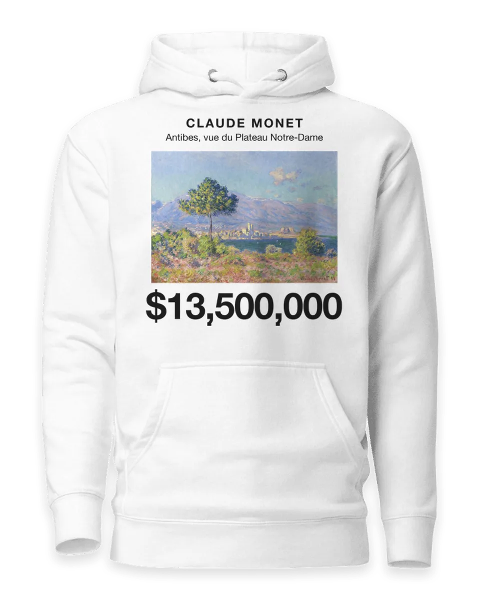 Hoodie: Antibes, vue du Plateau Notre-Dame by Claude Monet