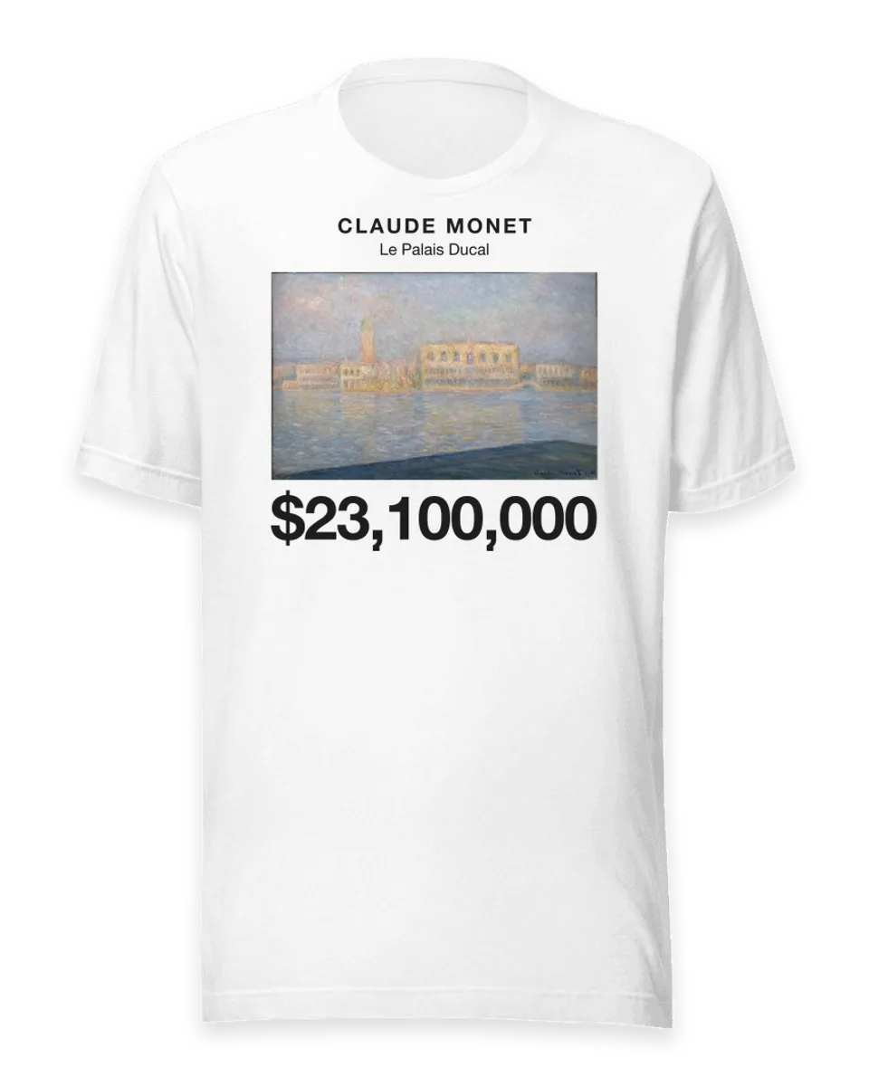 T-shirt: Le Palais Ducal by Claude Monet