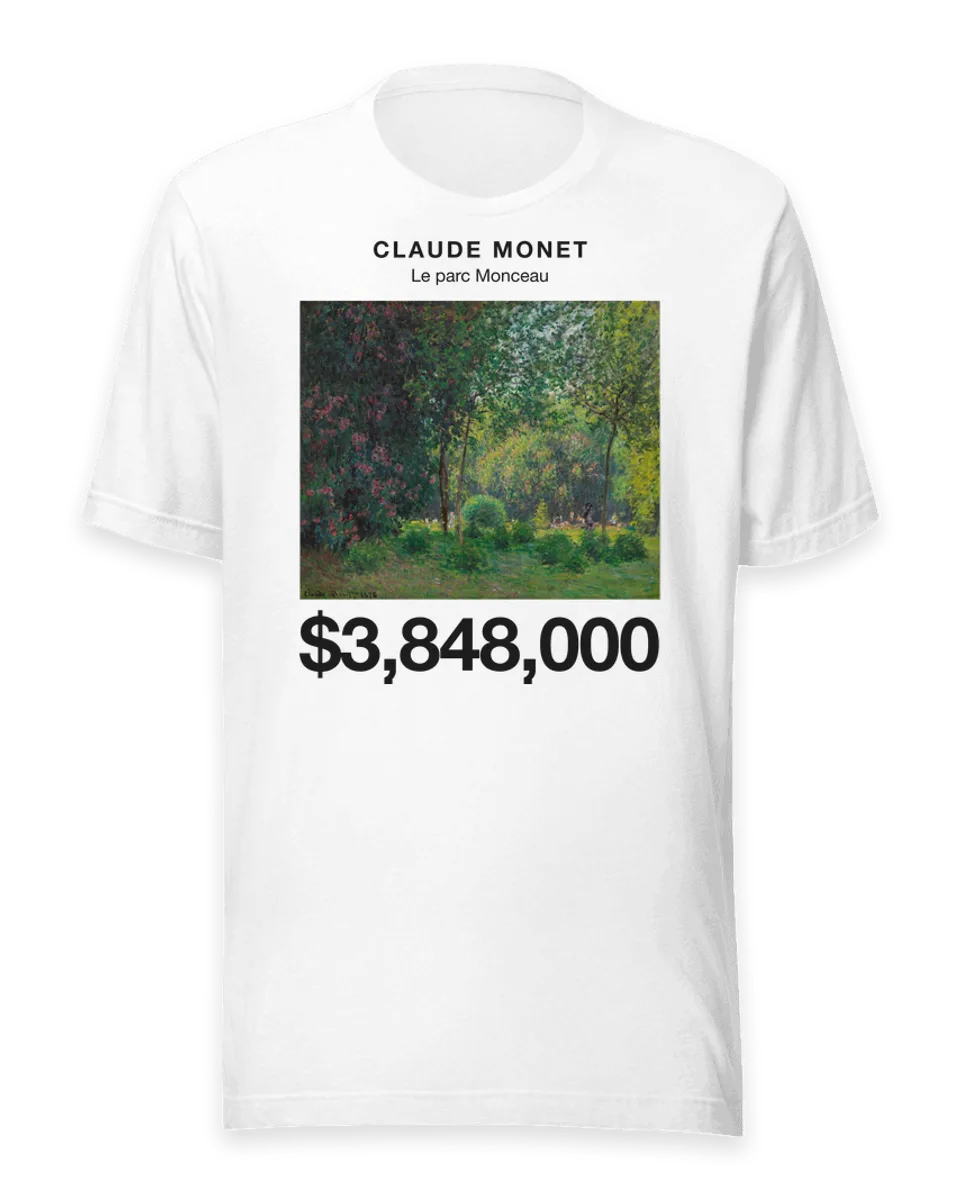 T-shirt: Le parc Monceau by Claude Monet