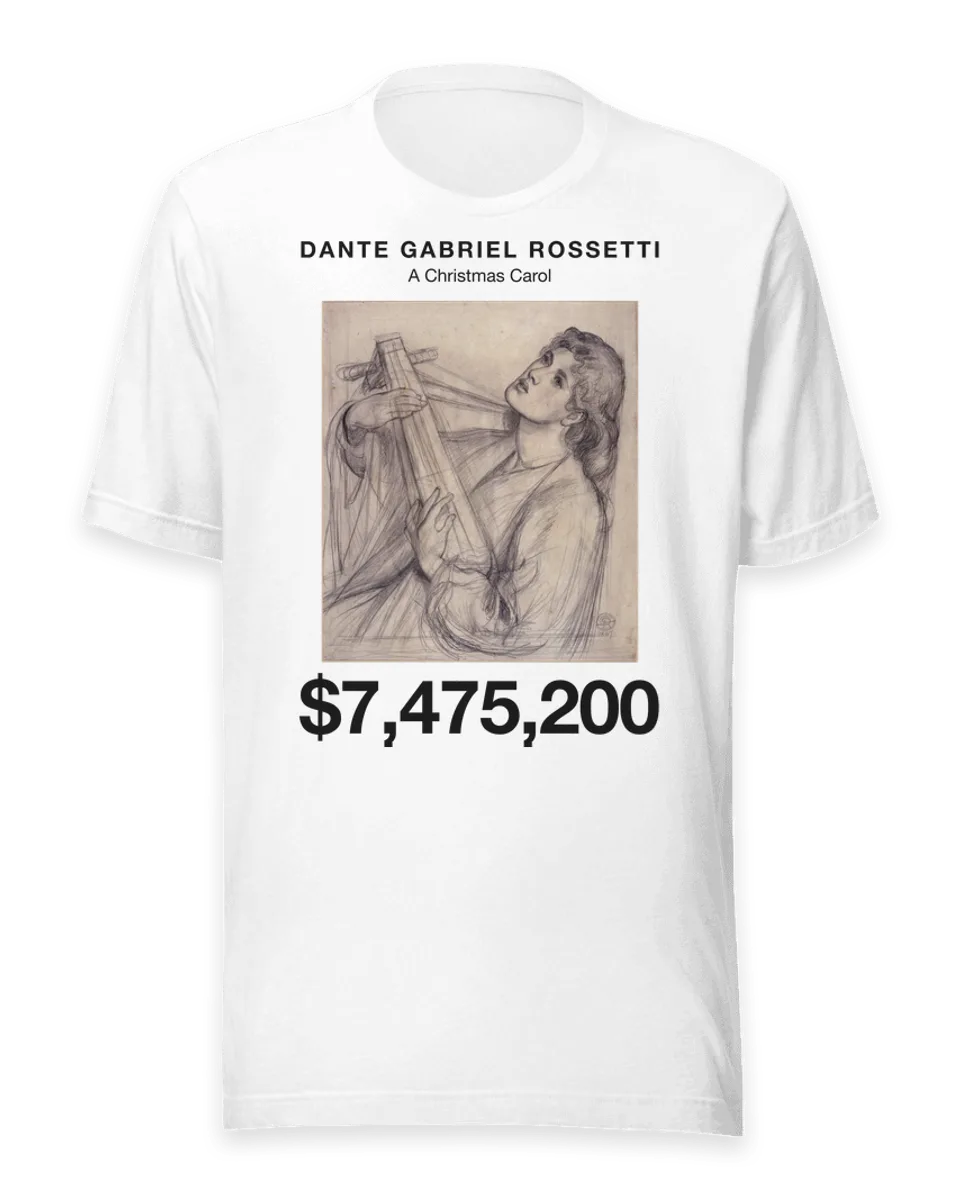 T-shirt: A Christmas Carol by Dante Gabriel Rossetti