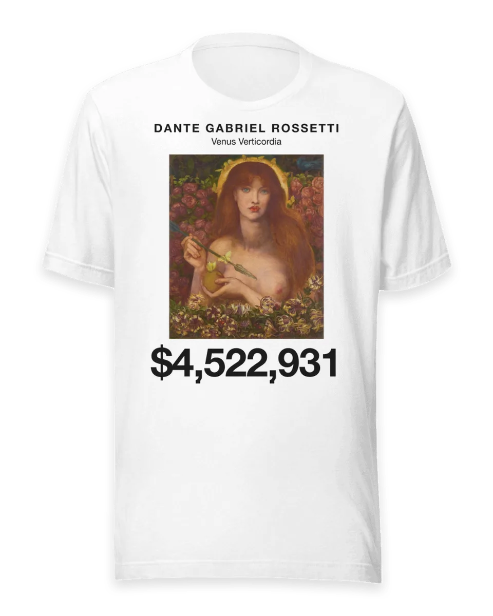 T-shirt: Venus Verticordia by Dante Gabriel Rossetti