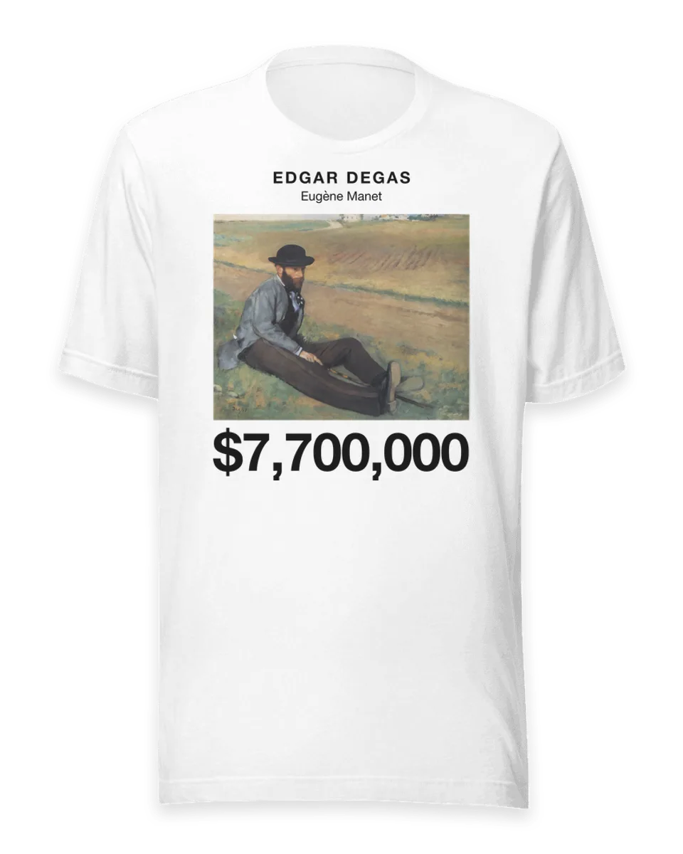 T-shirt: Eugène Manet by Edgar Degas