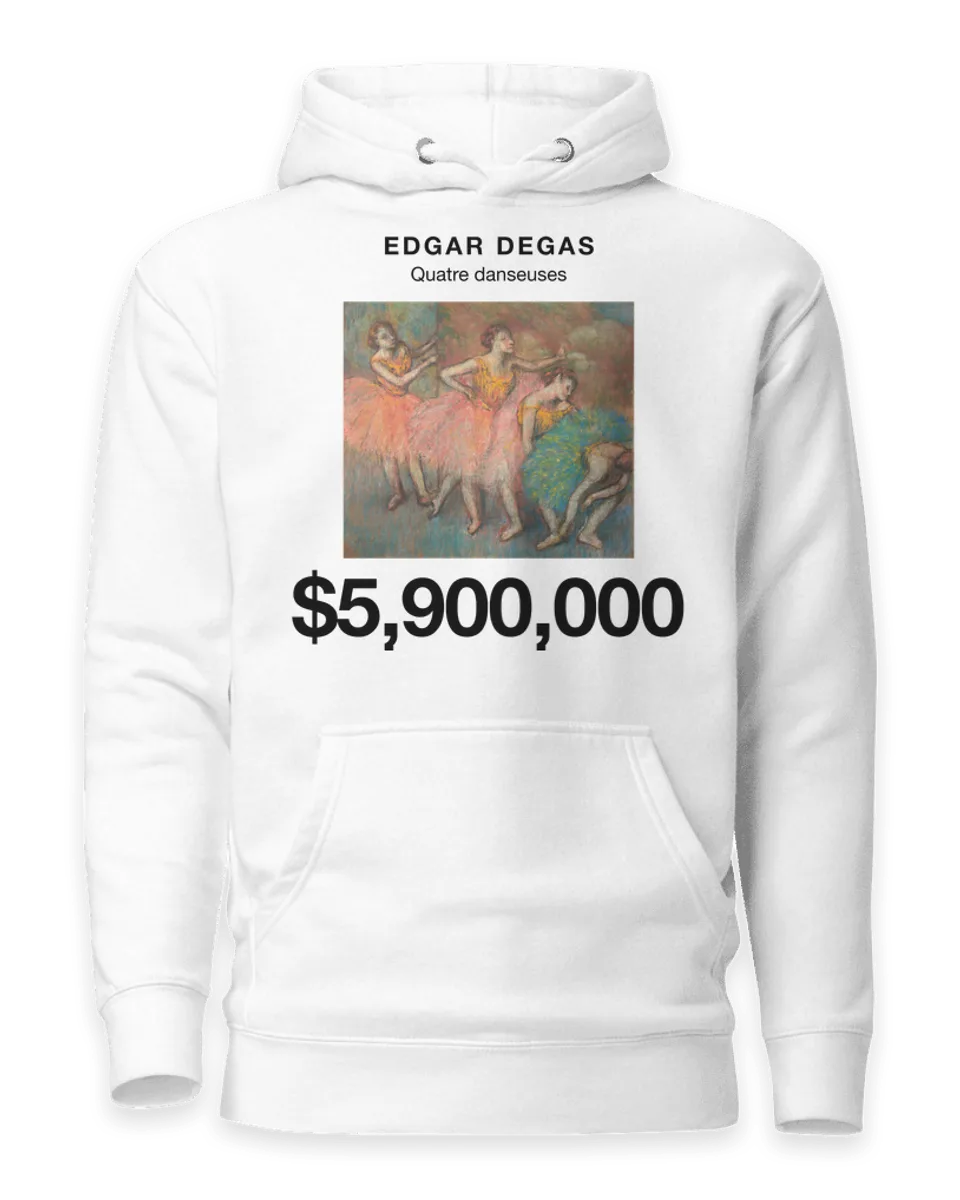 Hoodie: Quatre danseuses by Edgar Degas