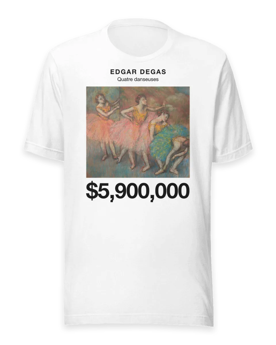 T-shirt: Quatre danseuses by Edgar Degas