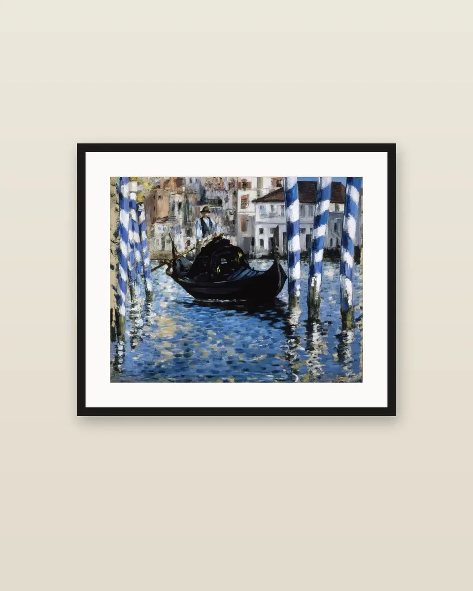 Le Grand Canal à Venise by Édouard Manet, framed