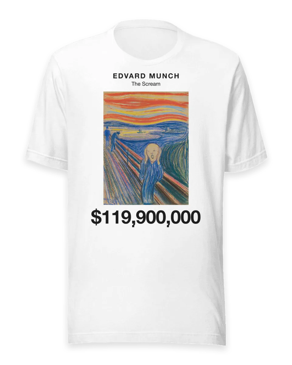 T-shirt: The Scream by Edvard Munch