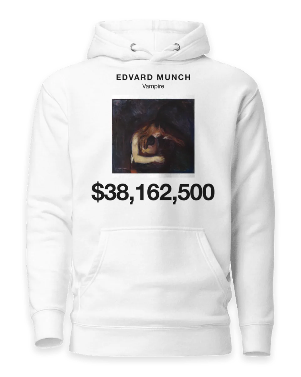 Hoodie: Vampire by Edvard Munch
