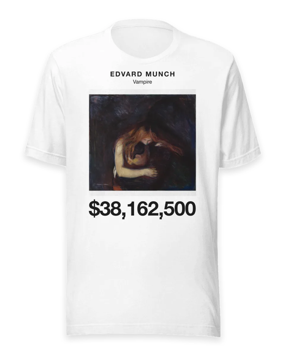 T-shirt: Vampire by Edvard Munch