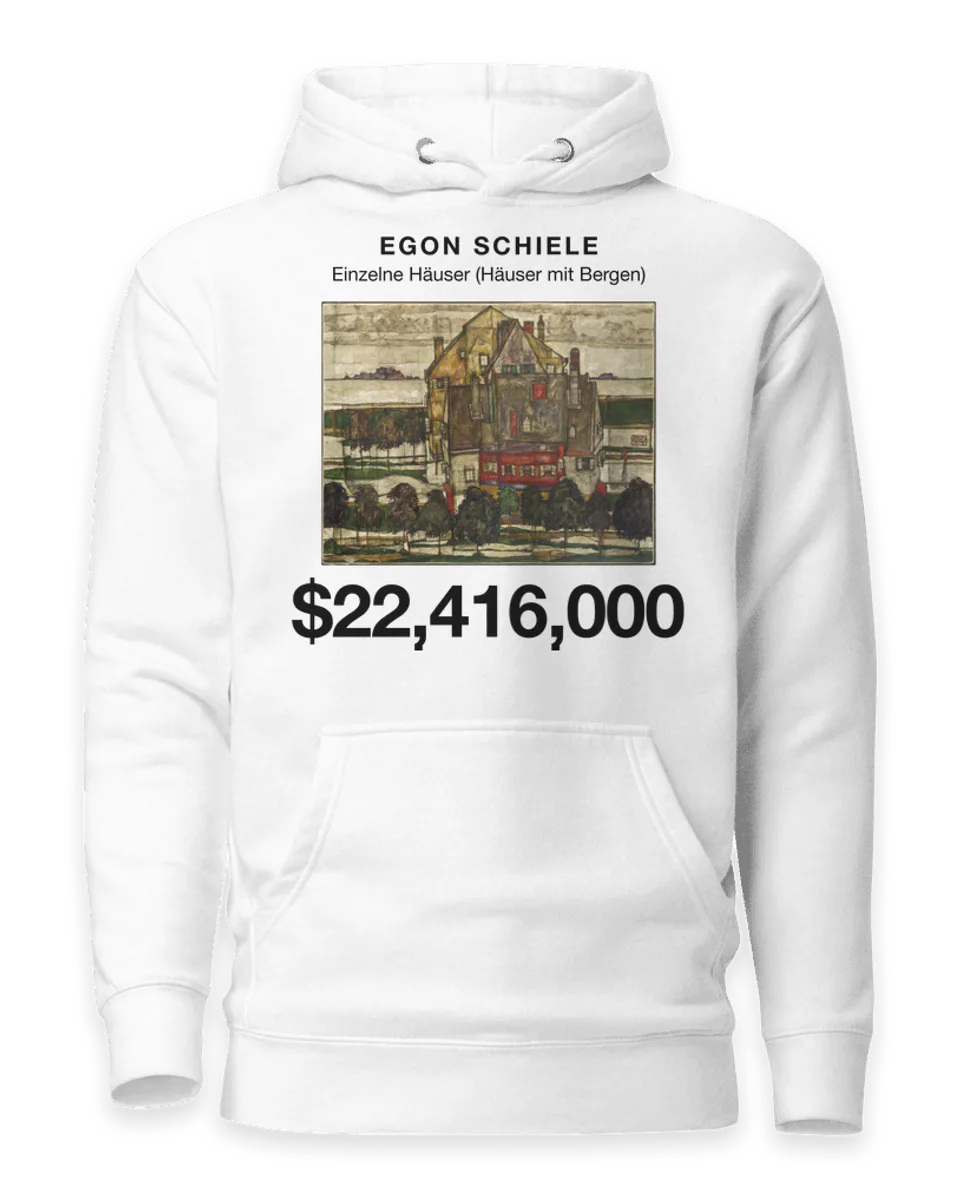 Hoodie: Einzelne Häuser (Häuser mit Bergen) by Egon Schiele