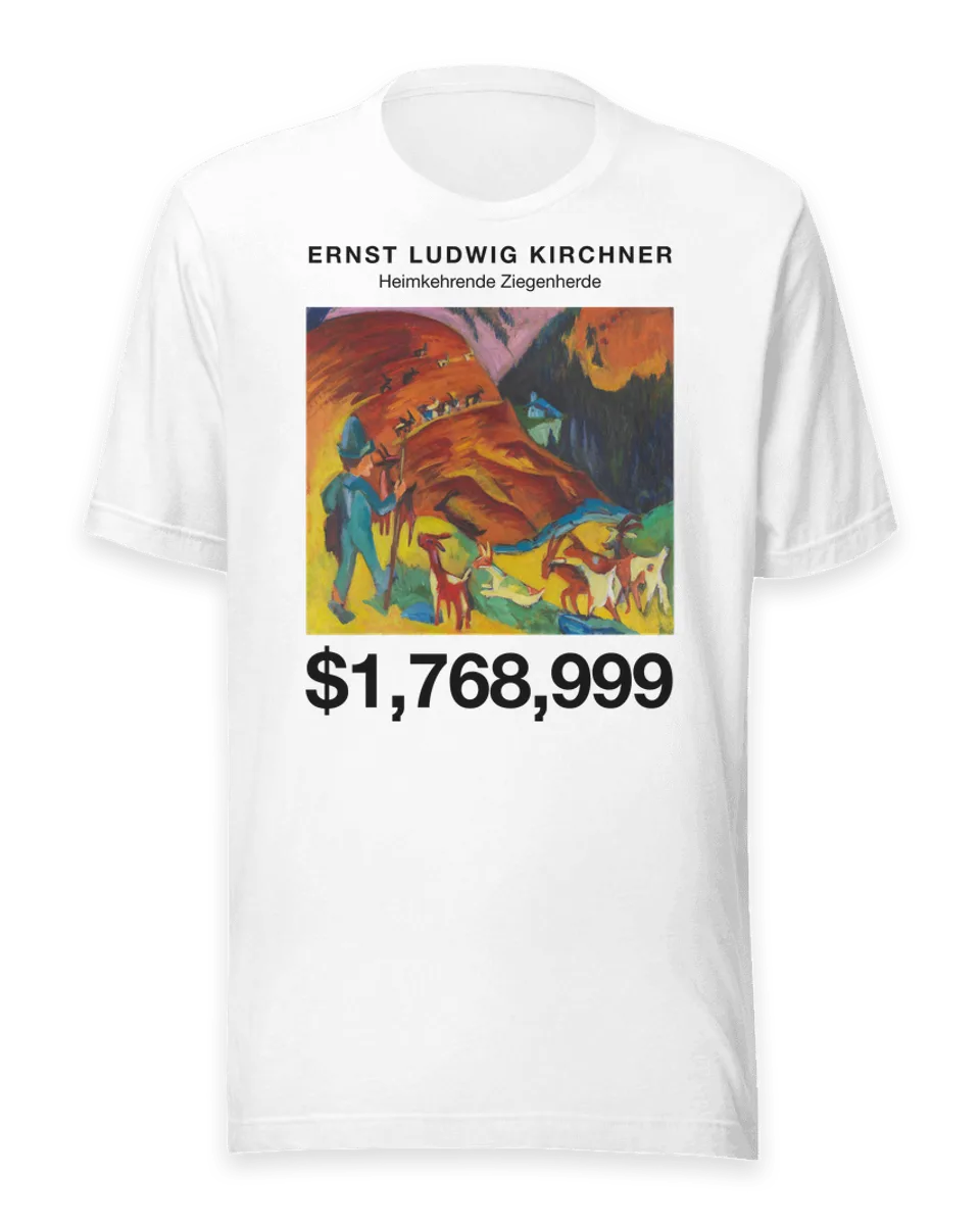T-shirt: Heimkehrende Ziegenherde by Ernst Ludwig Kirchner