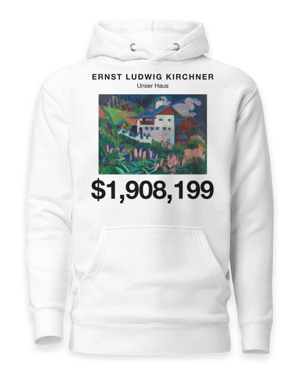 Hoodie: Unser Haus by Ernst Ludwig Kirchner