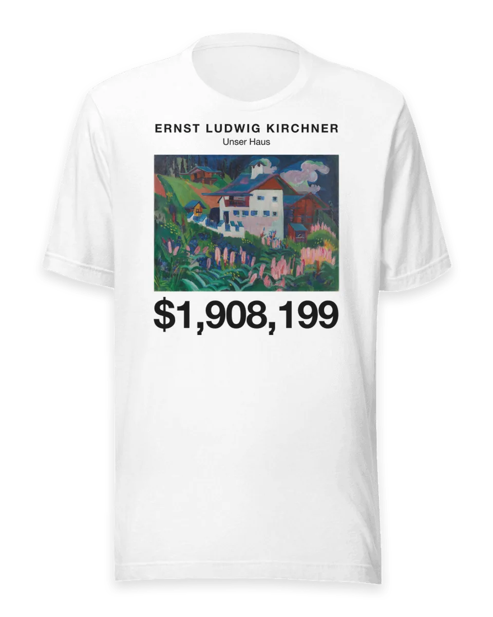 T-shirt: Unser Haus by Ernst Ludwig Kirchner