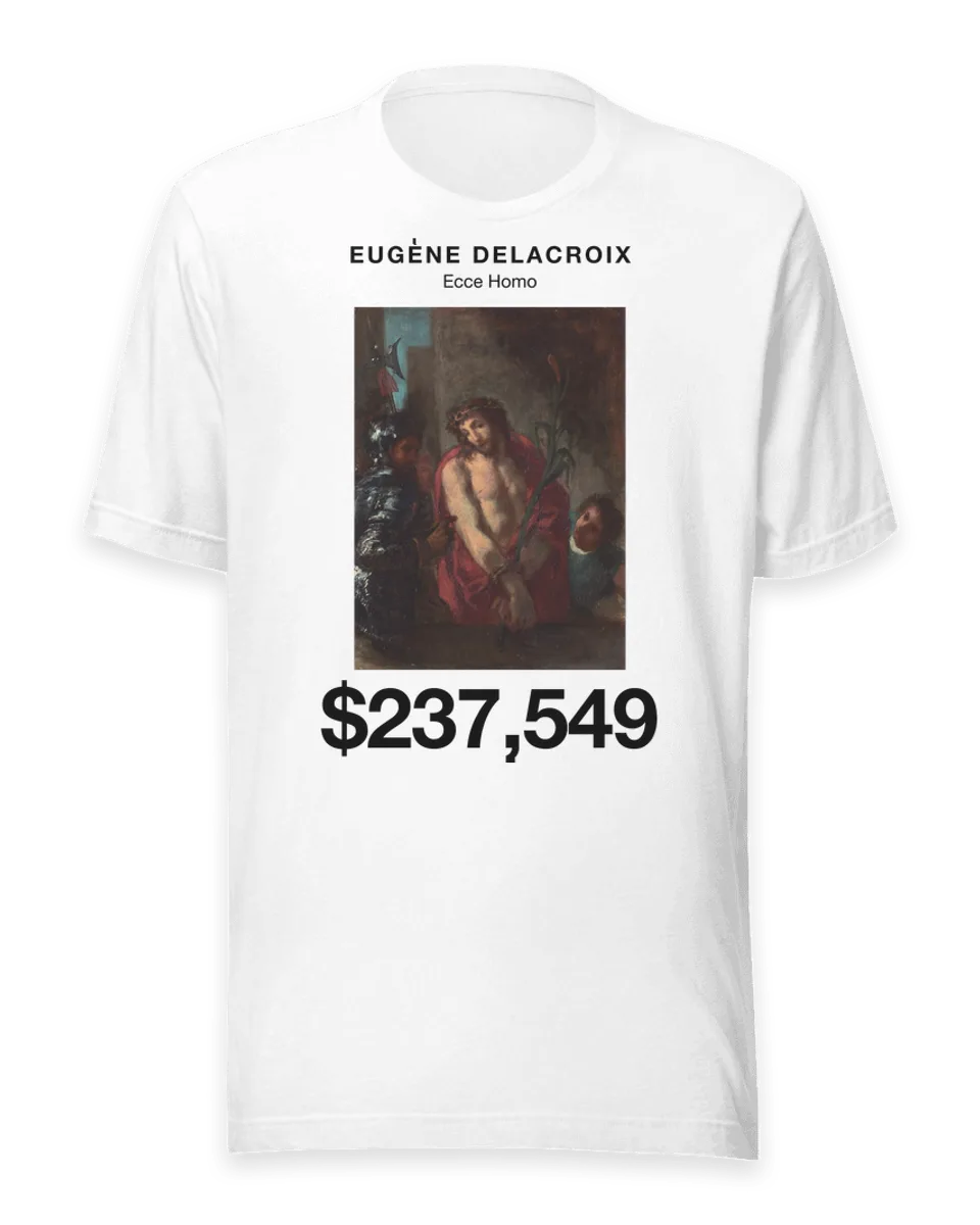 T-shirt: Ecce Homo by Eugène Delacroix