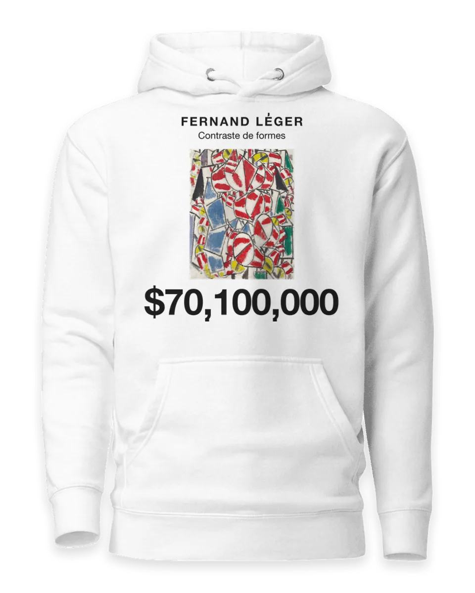 Hoodie: Contraste de formes by Fernand Léger