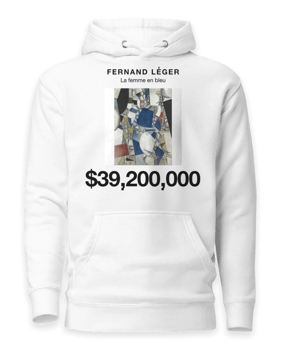 Hoodie: La femme en bleu by Fernand Léger