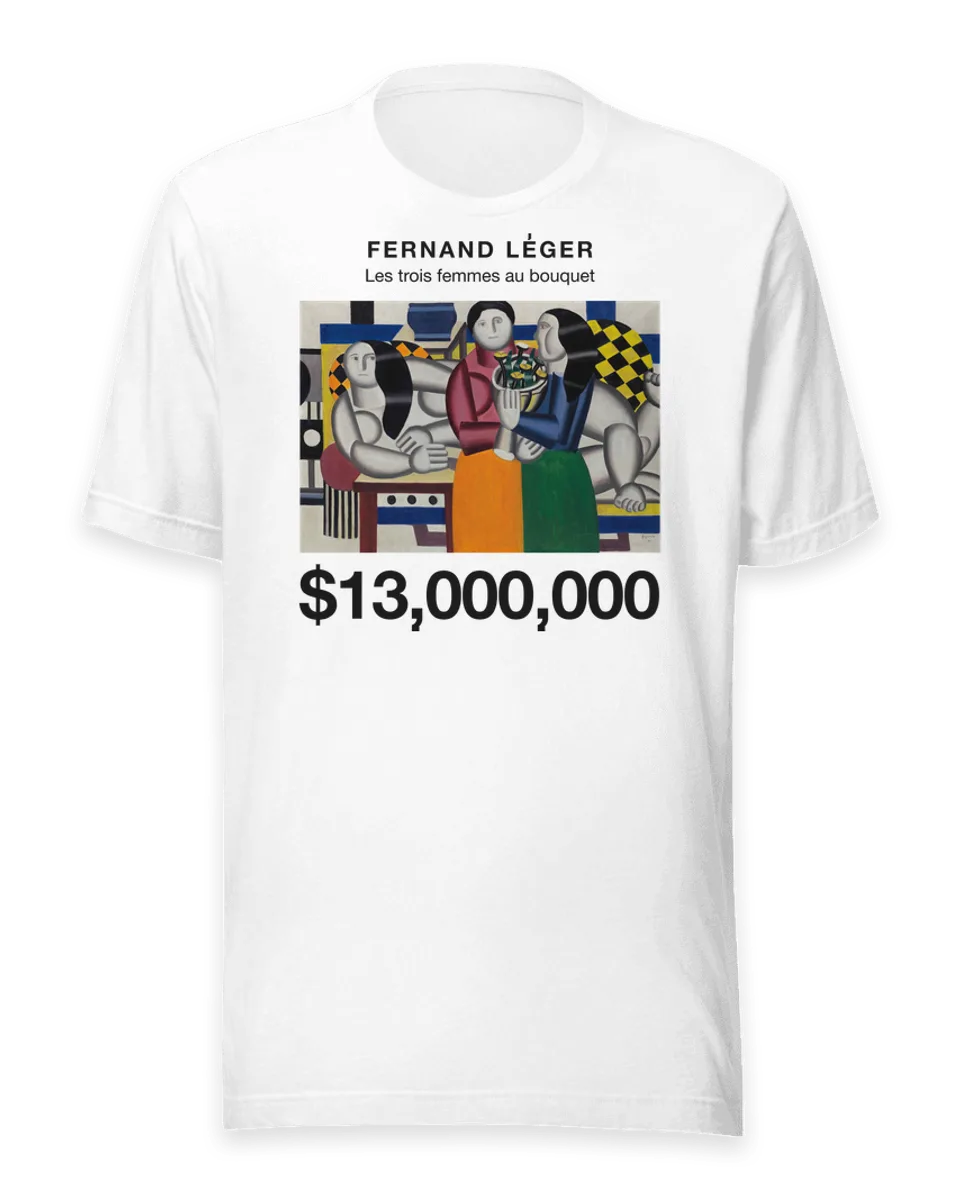 T-shirt: Les trois femmes au bouquet by Fernand Léger