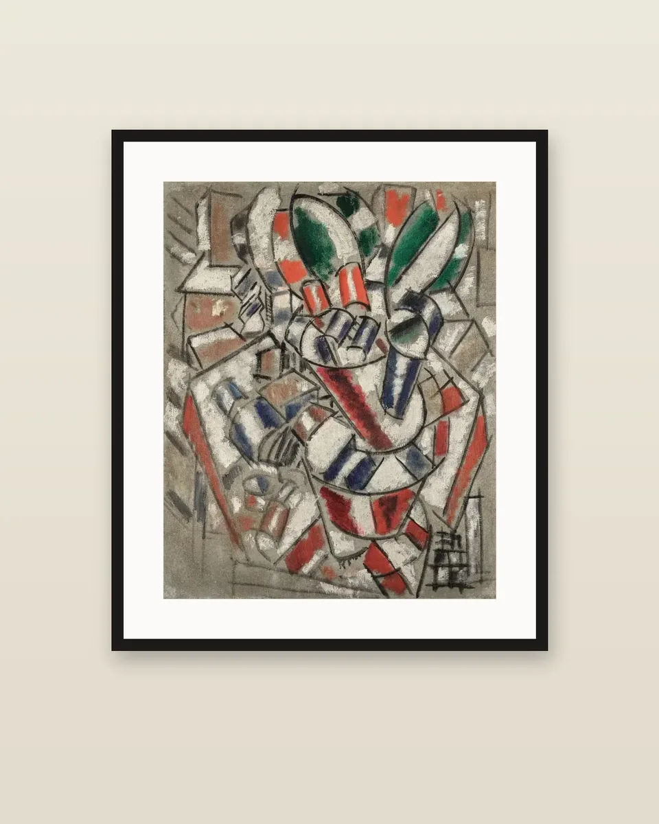 Nature morte by Fernand Léger, framed