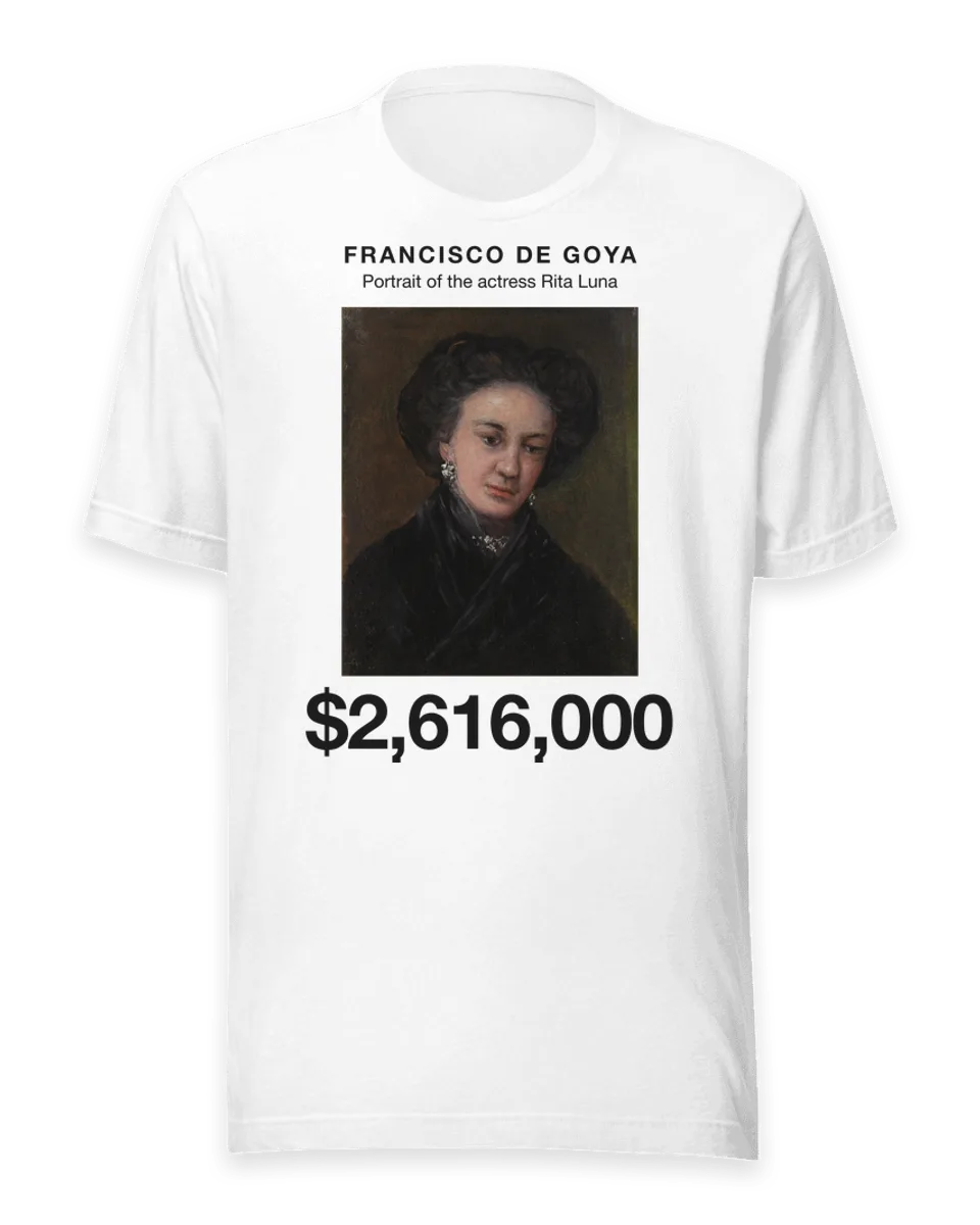 T-shirt: Portrait of the actress Rita Luna by Francisco de Goya
