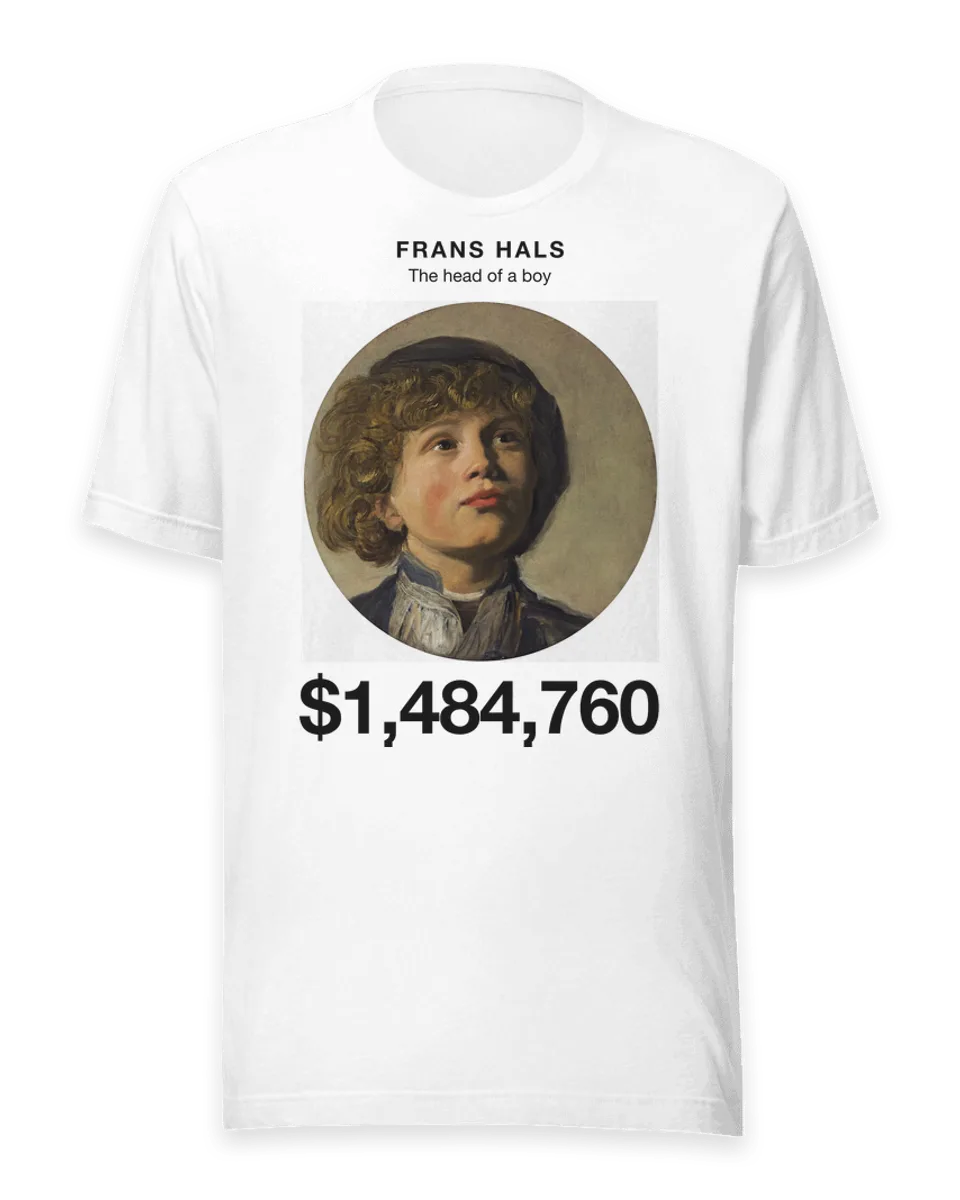 T-shirt: The head of a boy by Frans Hals